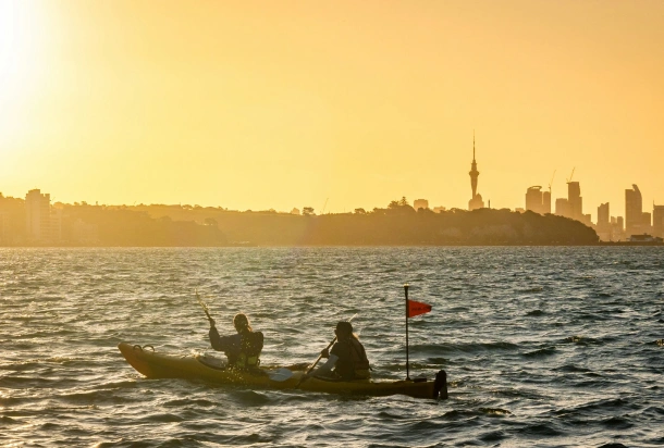 Two people doing Kayak in Auckland